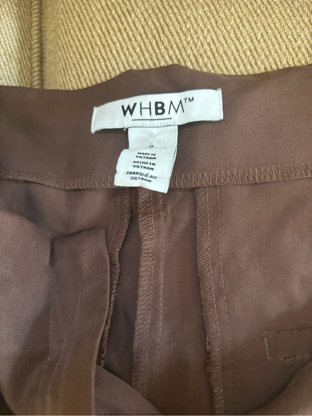White House Black Market Women's Brown Chino Shorts